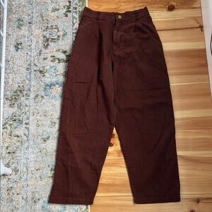 big bud press fudgesicle brown trousers